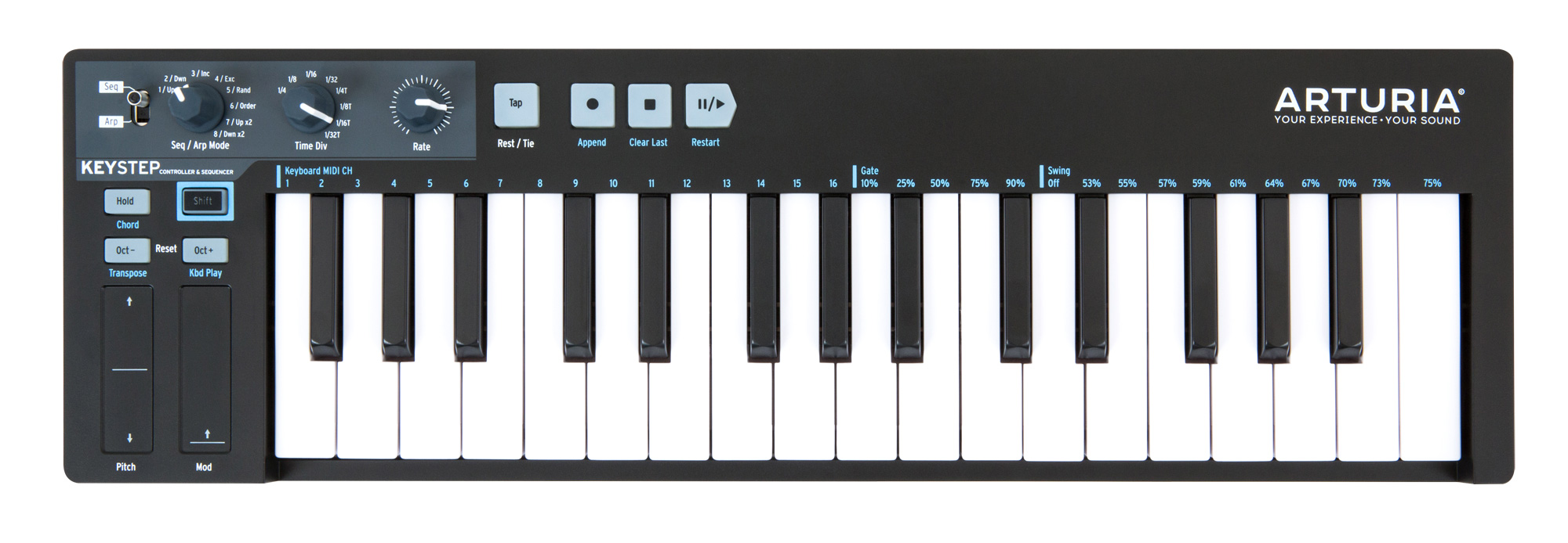 Arturia KeyStep : black keystep 13
