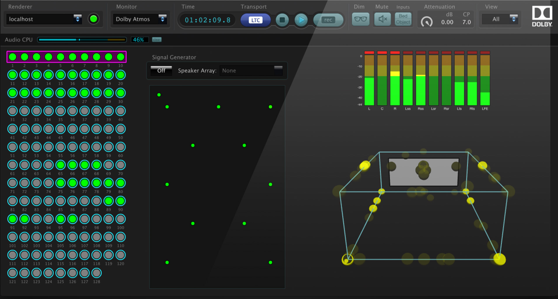 Dolby Atmos Mastering Suite : Monitor