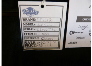 Fender American Special Sub-Sonic Strat HSS (61877)
