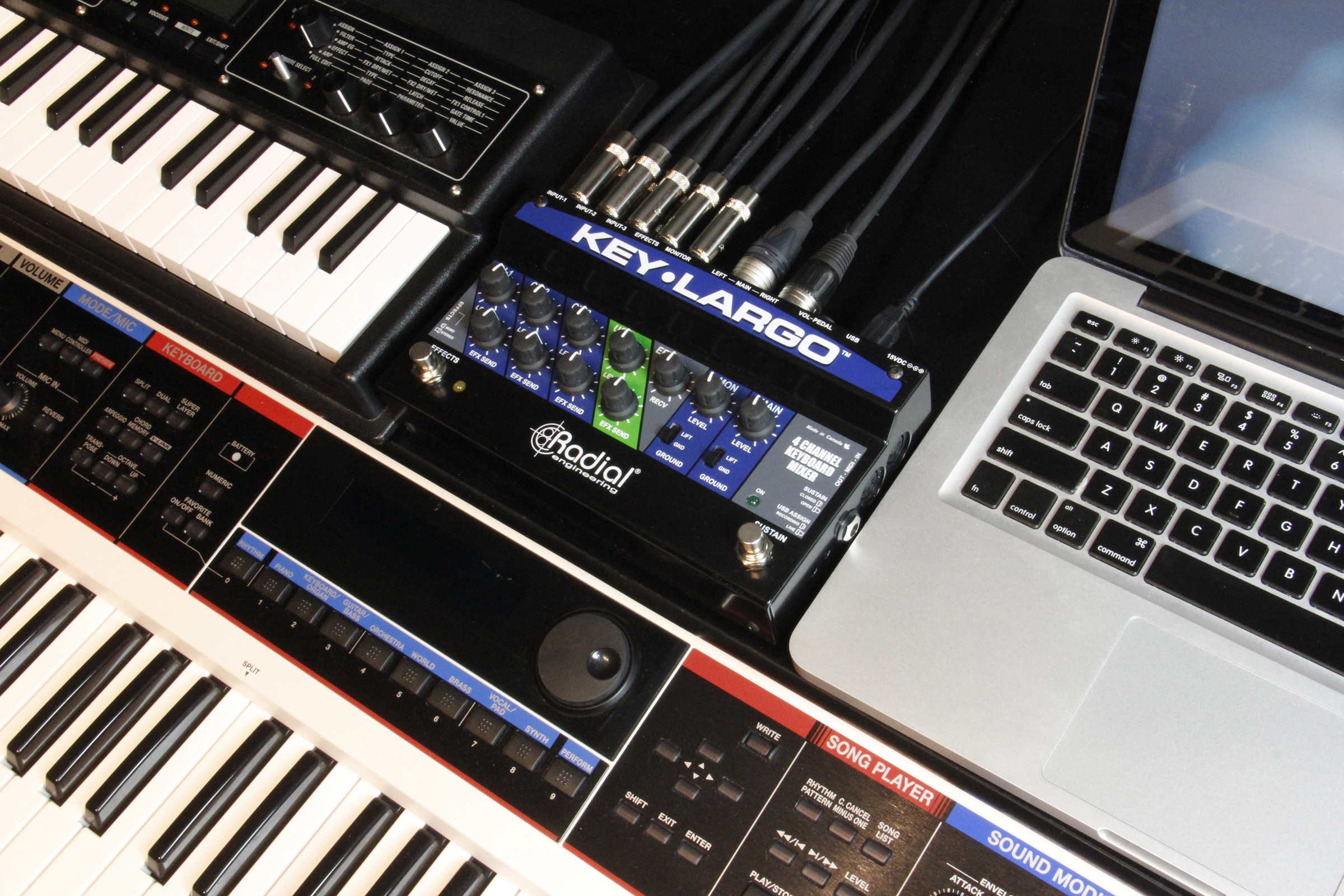 RadialEngineering KeyLargo inuse