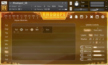 Rhodope2 Syllabuilder GUI