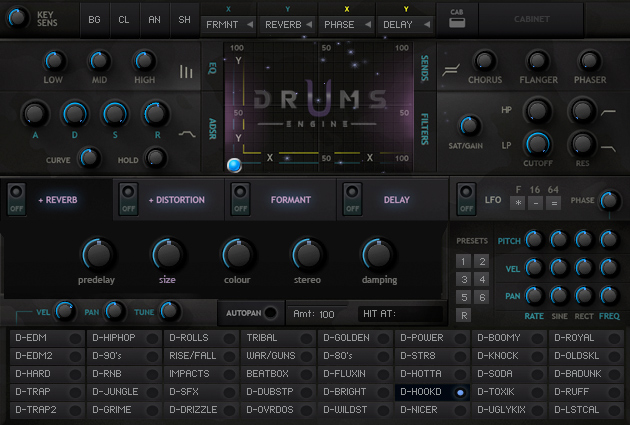 DubTurbo Vivid : vivid screenshots drums module