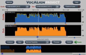 VocALign Project VST3 ARA Screen