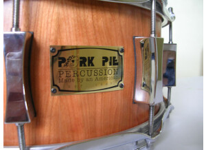 Pork Pie Vertical Cherry Satin 14x6" Snare
