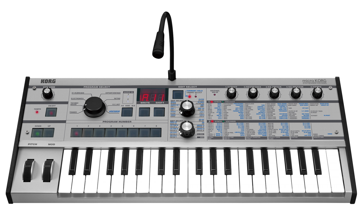 microKorg Platinum with mic