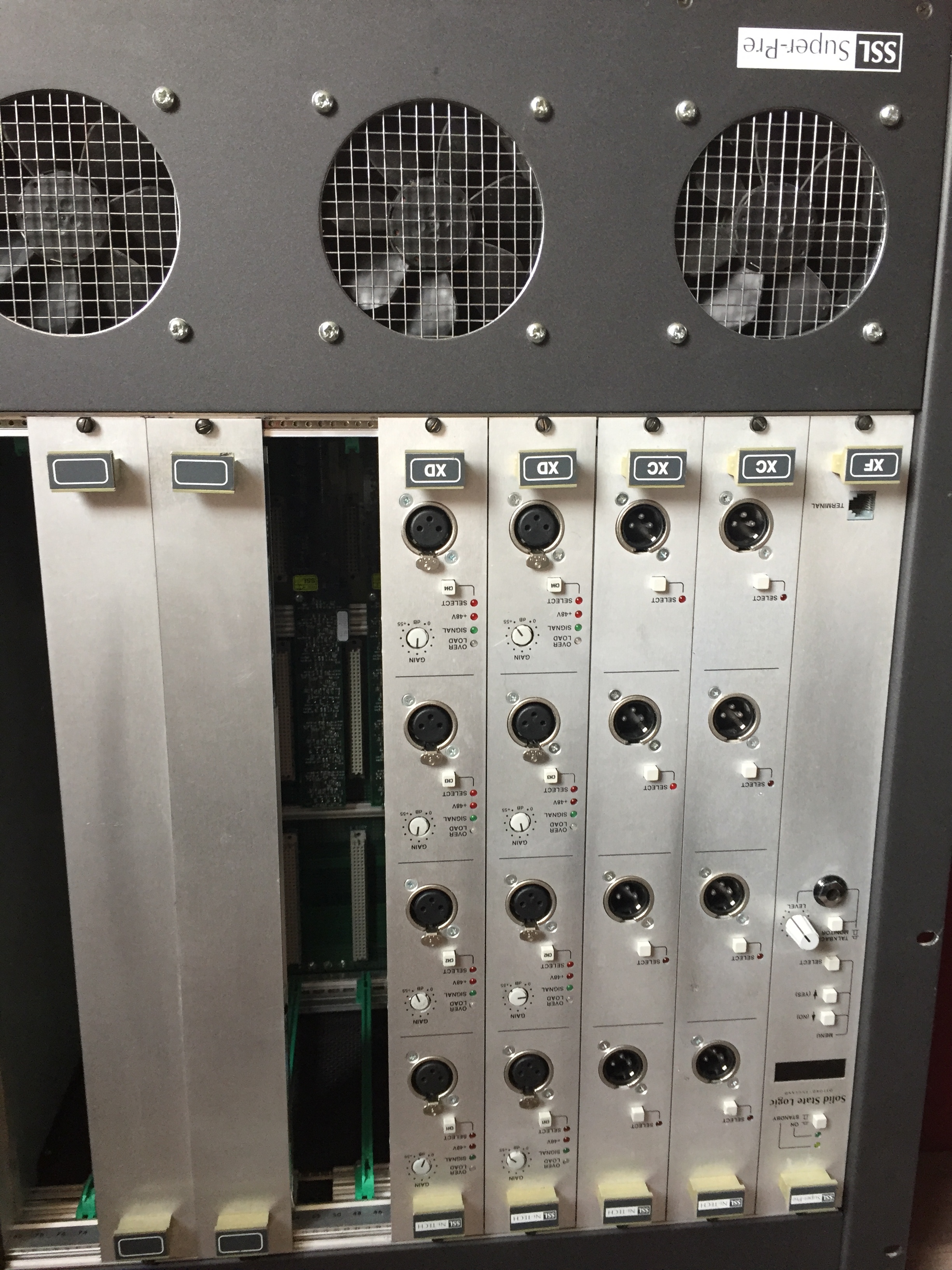 Rack 8 preamps SSL NITECH SUPER PRE