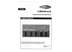 Showtec Lightfoot 4 way footcontroller-Dimmpack (79385)