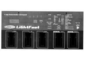Showtec Lightfoot 4 way footcontroller-Dimmpack