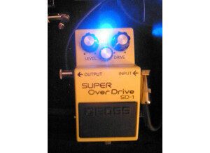 Boss SD-1 SUPER OverDrive - 808 silver mod - Modded by Analogman