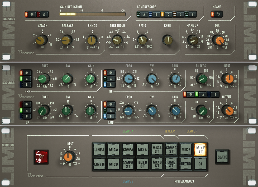 Acustica Audio Lime : Lime 2