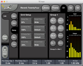 tc electronic reverb twentyfour controls screenshot grid and group setup