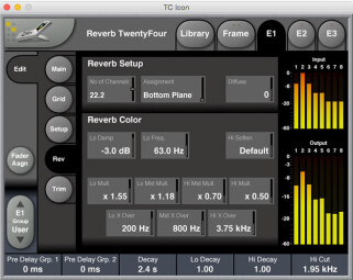 tc electronic reverb twentyfour controls screenshot reverb