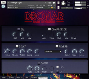Dronar Dark Synthesis GUI Master FX Dronar Dark Synthesis GUI Master FX