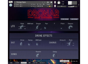 Dronar Dark Synthesis GUI Drones
