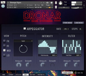 Dronar Dark Synthesis GUI Arp