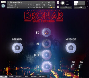 Dronar Dark Synthesis GUI