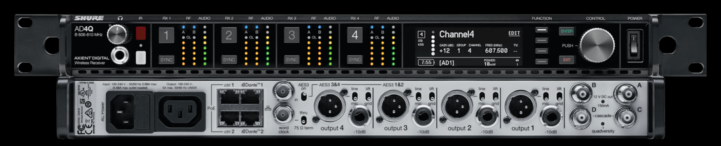 Shure Axient Digital : AD4Q