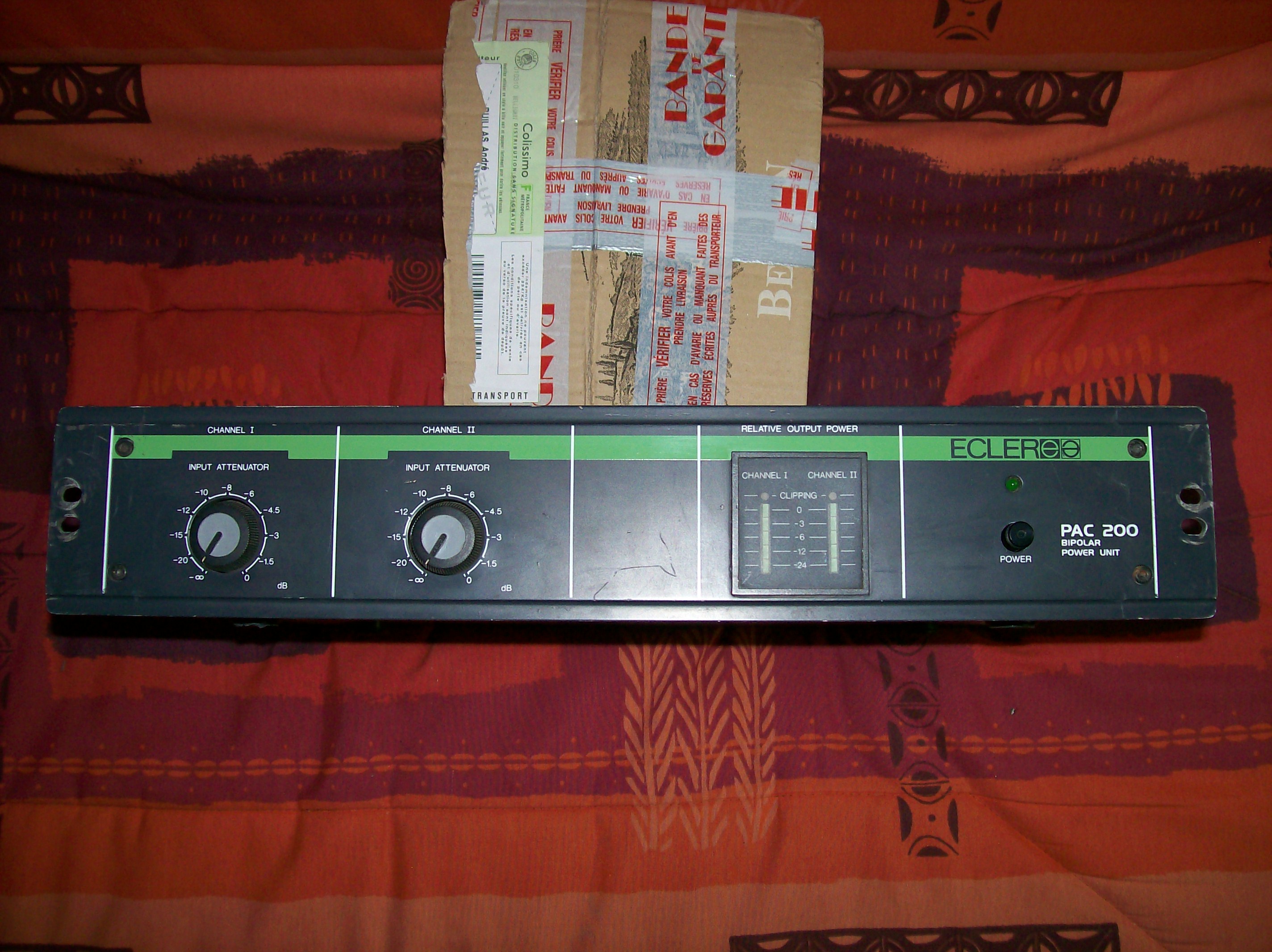 Vends Ecler PAC200
