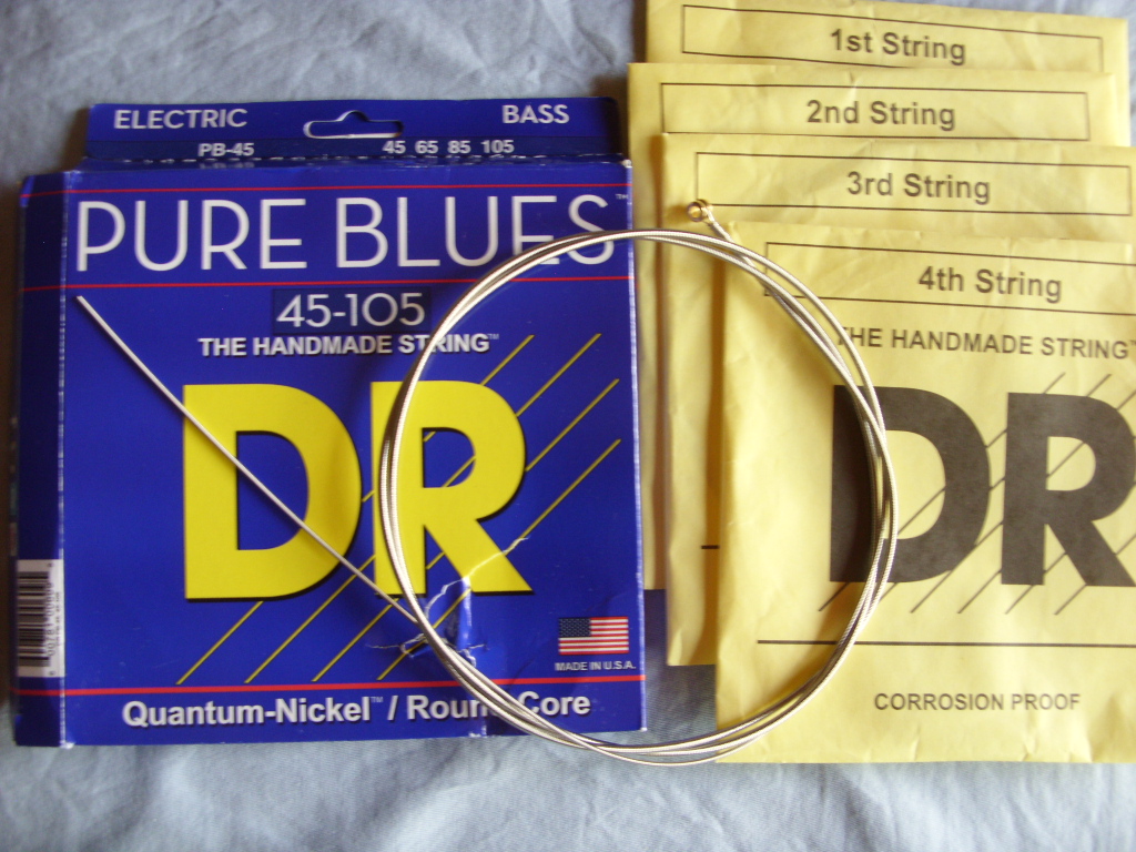 dr bass strings pure blues