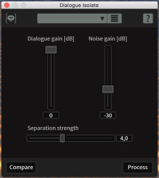 iZotope RX 6 Standard : dialogueisolate iZotope RX 6 Standard : dialogueisolate