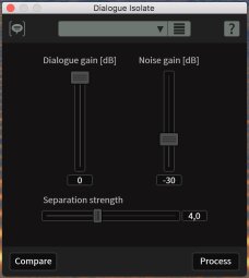 iZotope RX 6 Standard : dialogueisolate iZotope RX 6 Standard : dialogueisolate