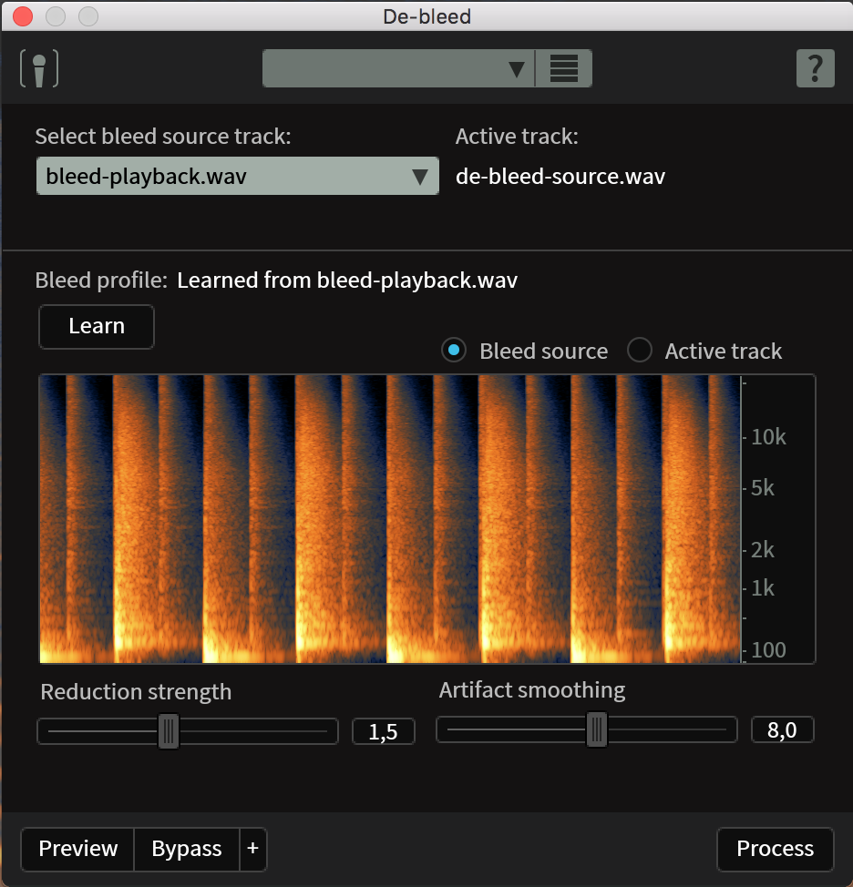 iZotope RX 6 Standard : debleed