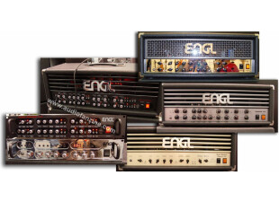 Les têtes d'ampli Guitare (b]Engl(/b], dont le modèle Ritchie Blackmore (En bas).