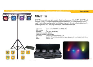 Chauvet 4BARTRI - Kit and Specs