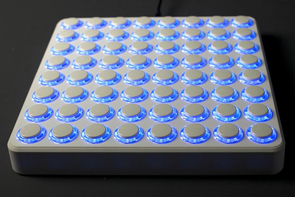 MidiFighter64 ProductPage Ean64WhiteFront