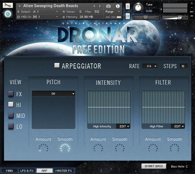 DRONAR Free Arp