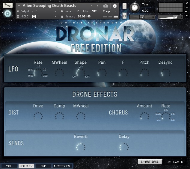 DRONAR LFO FX