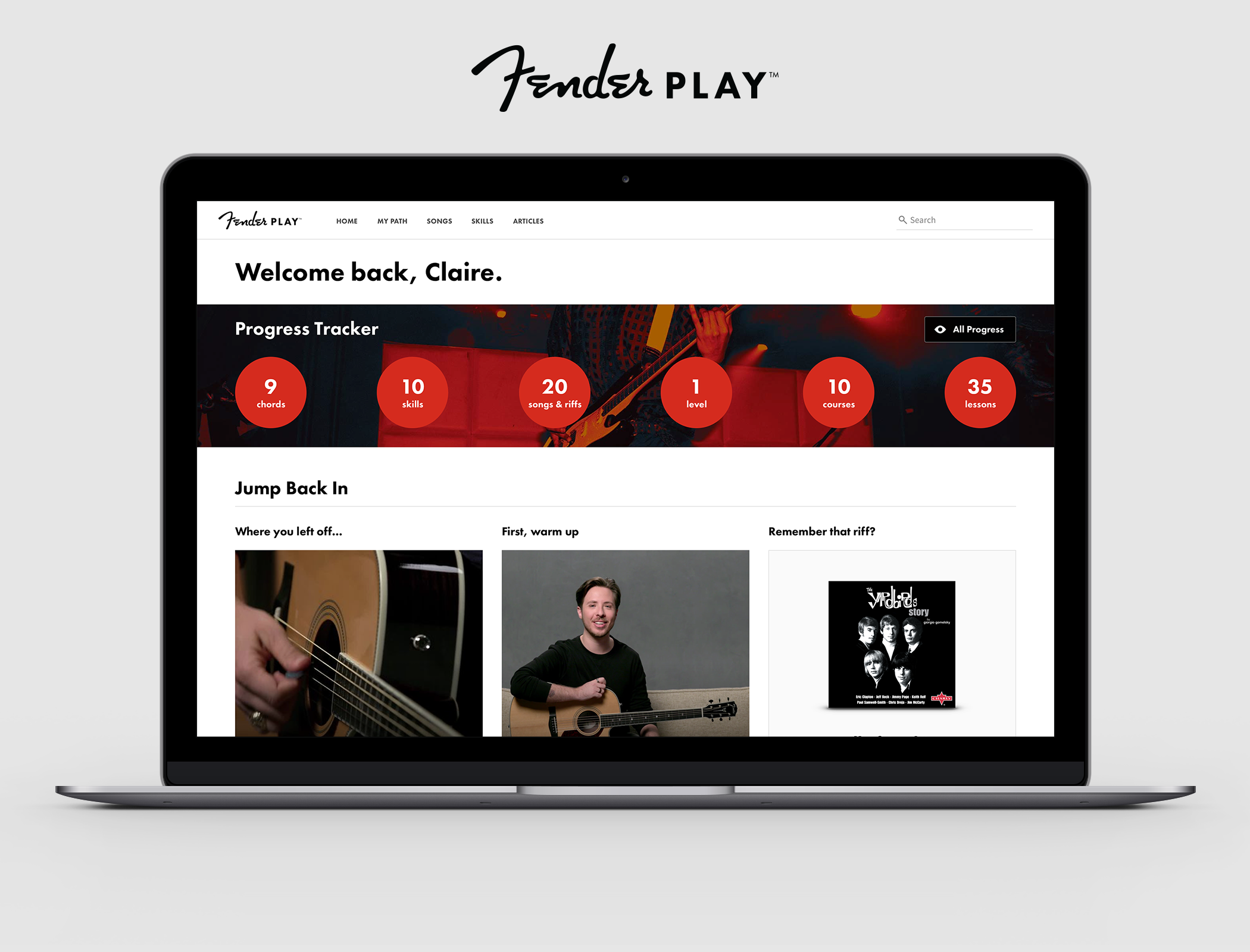 fender play desktop home authenticated laptop