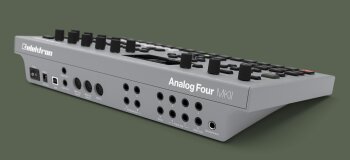 Elektron Analog Four MKII : Analog Four mkII Rear Angle Elektron Analog Four MKII : Analog Four mkII Rear Angle