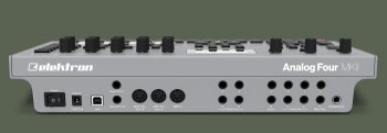 Elektron Analog Four MKII : Analog Four mkII Rear Elektron Analog Four MKII : Analog Four mkII Rear