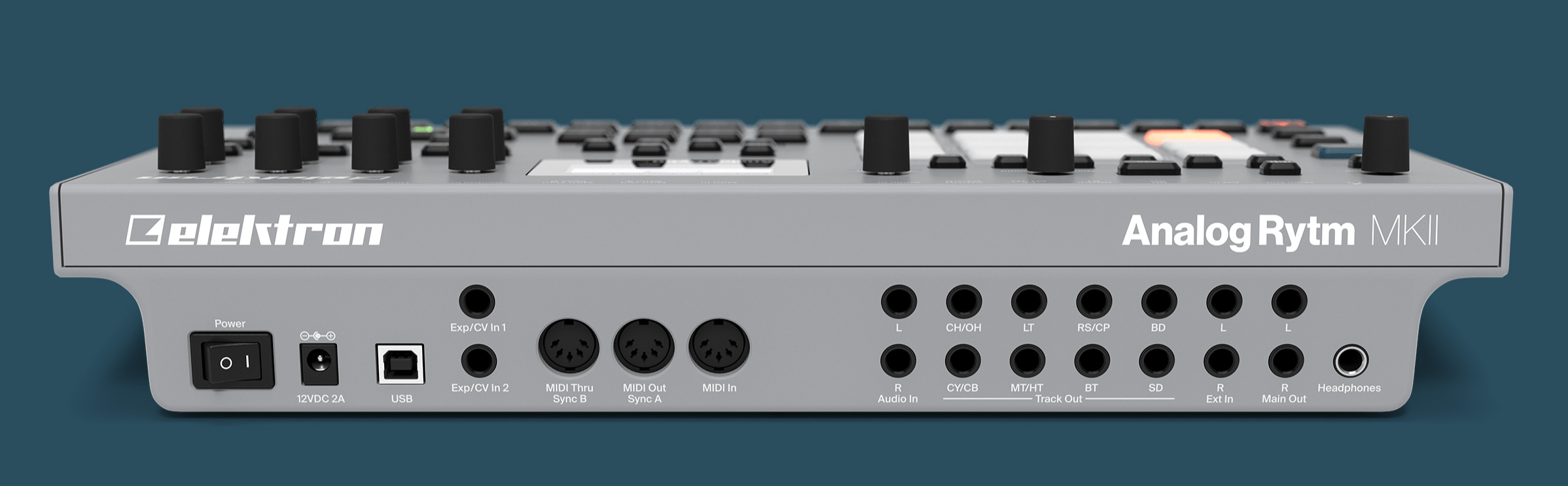 Elektron Analog Rytm MKII : Analog Rytm mkII rear