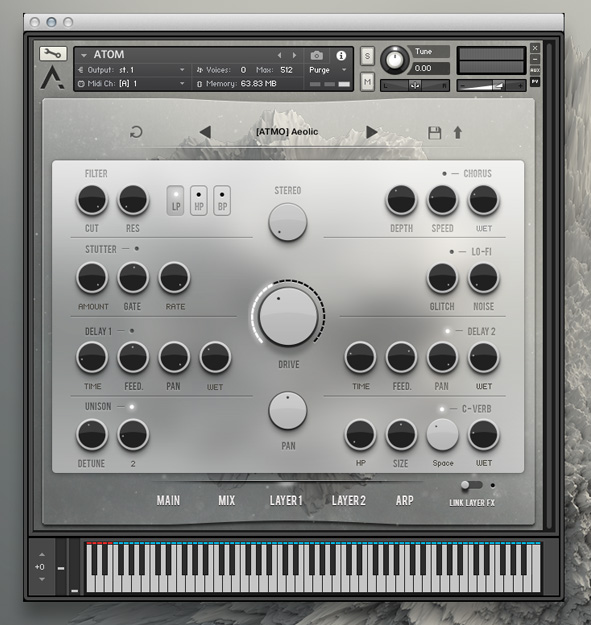 Audiomodern ATOM User Interface 3