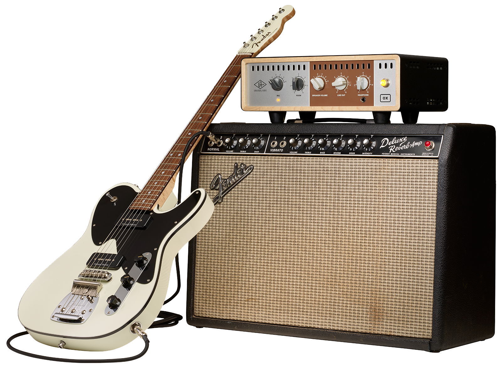 6 Ox and Fender Guitar