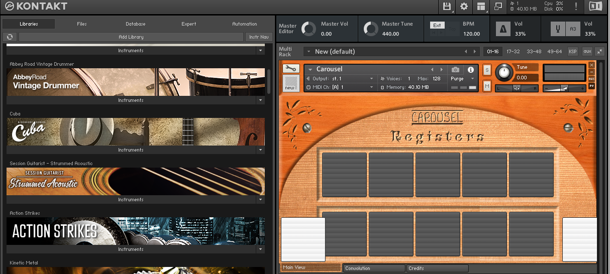 Sonokinetic Carousel