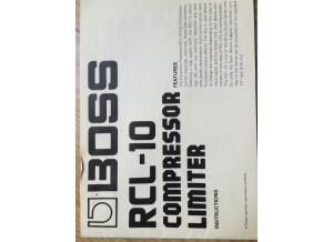 Boss RCL-10 Compressor Limiter (72931)