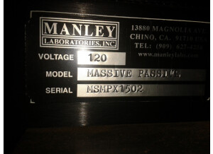 Manley Labs Massive Passive (50726)