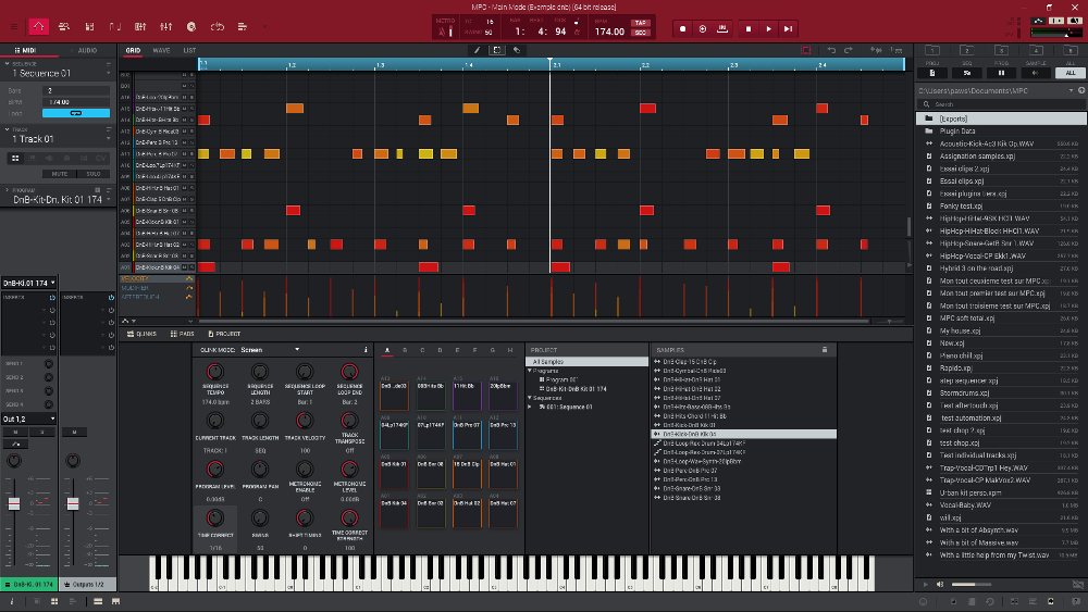 Akai MPC Live : MPC soft