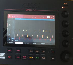 Akai MPC Live : piano roll Akai MPC Live : piano roll