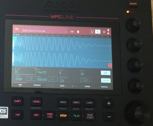 Akai MPC Live : sample edit Akai MPC Live : sample edit