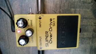 Boss SD-1 SUPER OverDrive - Tubescreamer on steroids mod