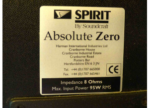 Soundcraft Spirit Absolute Zero (9358)
