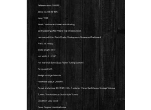 Tom Anderson Hollow Drop Top (69919)