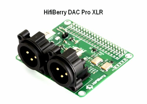 HifiBerry DAC Pro XLR (Vue)
