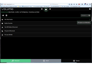 Volumio Page 2.3 Add Web Radio