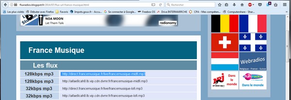 Volumio Page 2.5 Add France Musique