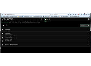 Volumio Page 2.7 France Musique Showing